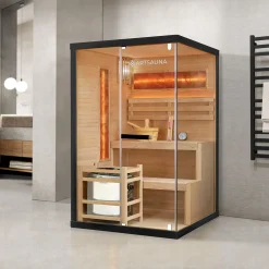 Traditionelle Sauna Vantaa - Schwarz