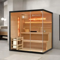 Traditionelle Sauna Vantaa - Schwarz