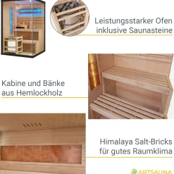 Traditionelle Sauna Vantaa - Schwarz