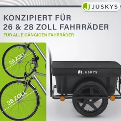 Transportanhänger / Fahrradanhänger 90 Liter