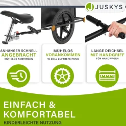 Transportanhänger / Fahrradanhänger 90 Liter