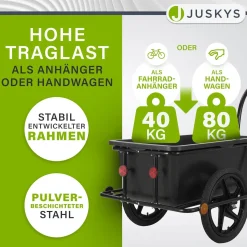 Transportanhänger / Fahrradanhänger 90 Liter