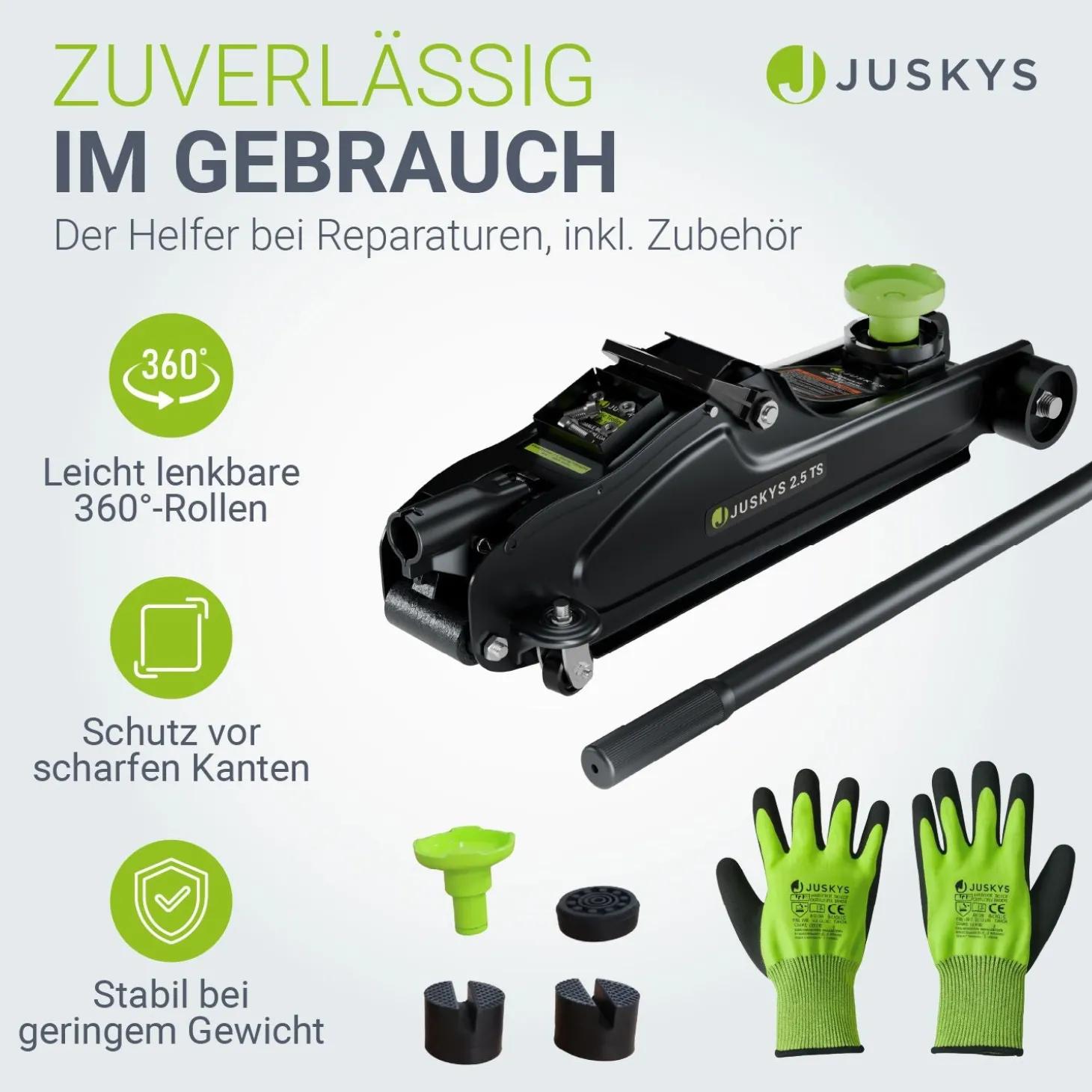 Wagenheber 2,5 t mit Transportbox