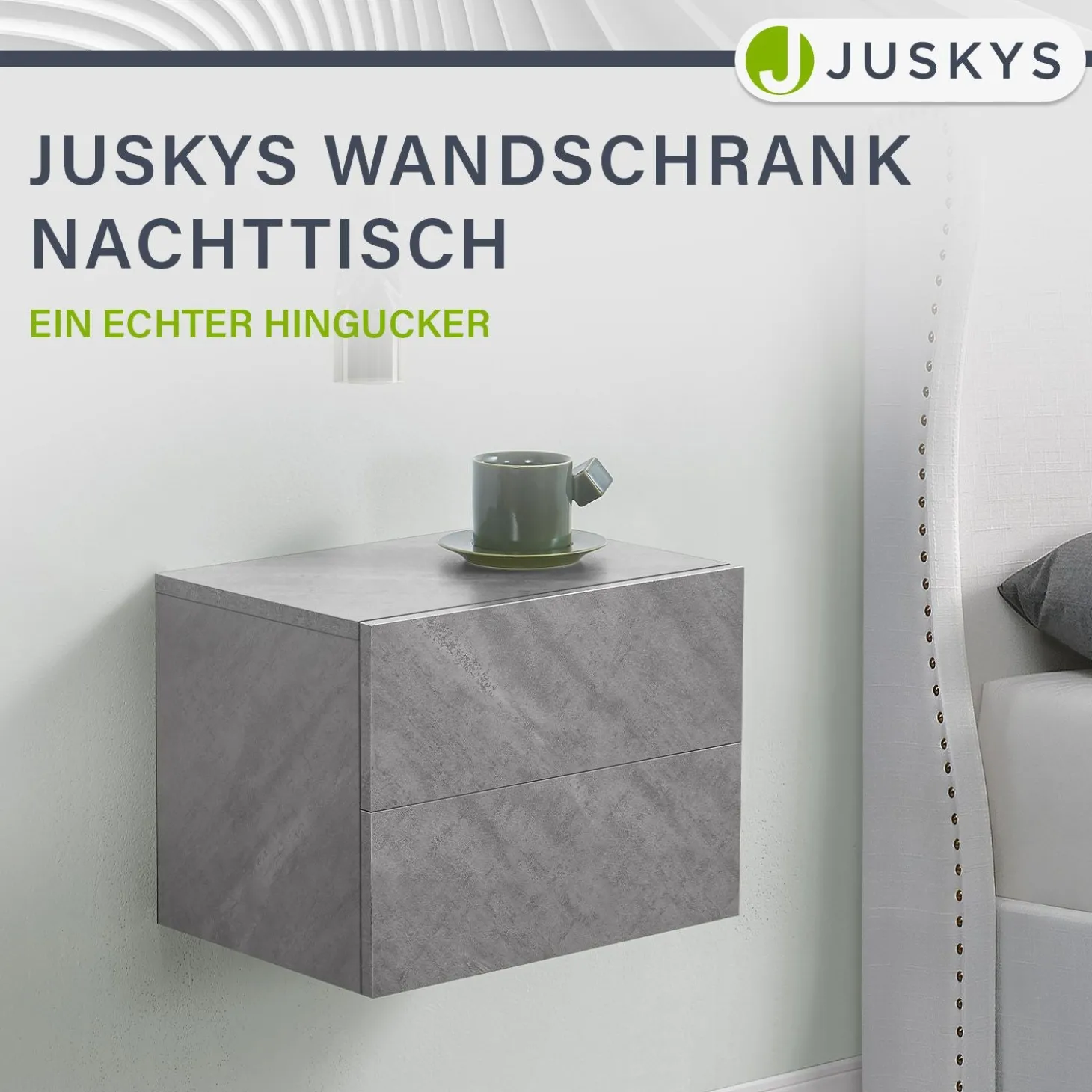 Wandschrank Nachttisch hängend