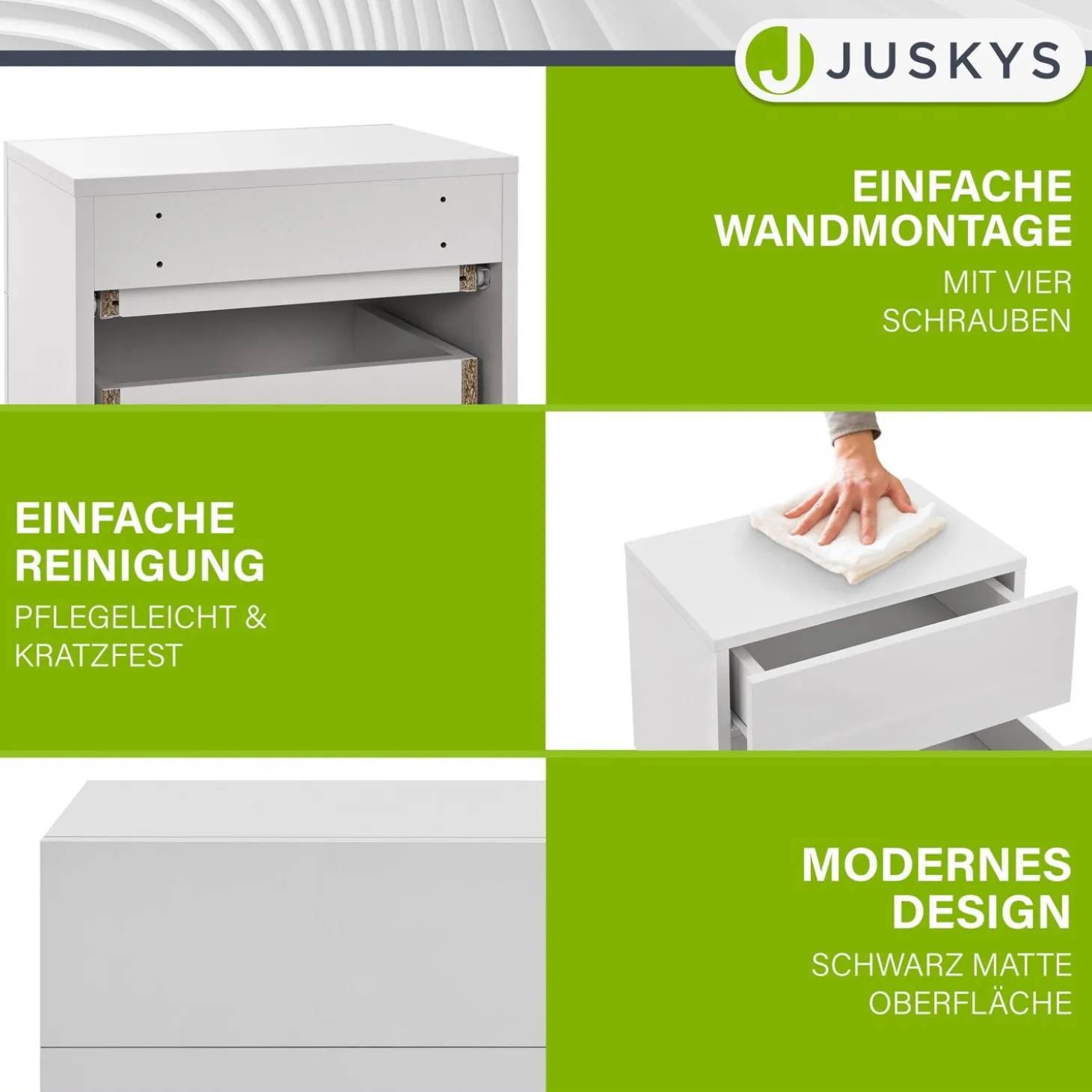 Wandschrank Nachttisch hängend