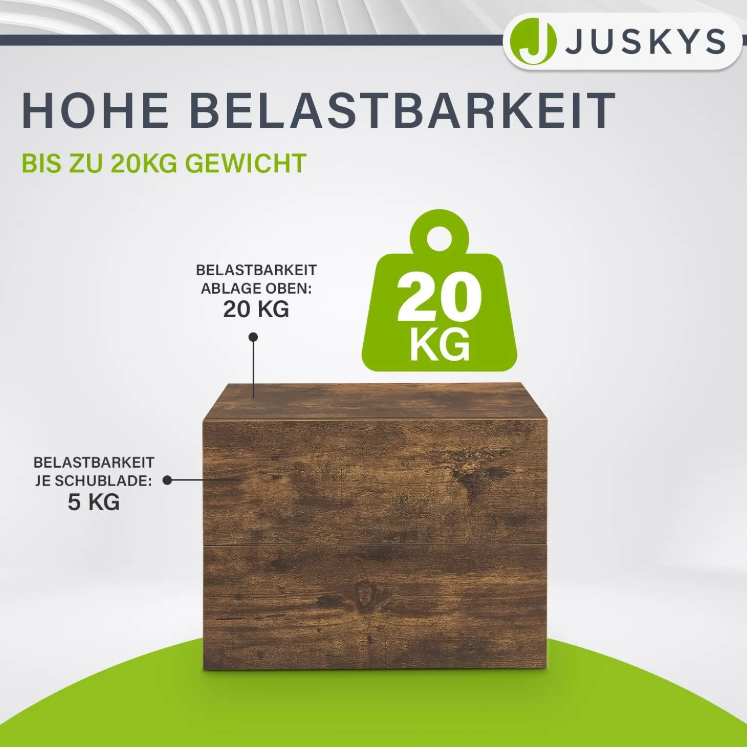 Wandschrank Nachttisch hängend
