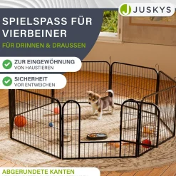 Welpenauslauf aus Metall