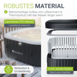 Whirlpool aufblasbar für 4-6 Personen