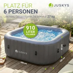 Whirlpool aufblasbar für 4-6 Personen