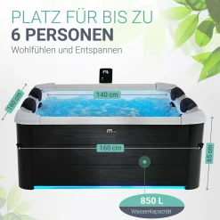 Whirlpool Oslo mit LED-Beleuchtung