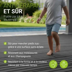 WPC Terrassendielen in Anthrazit