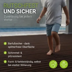 WPC Terrassendielen in Braun
