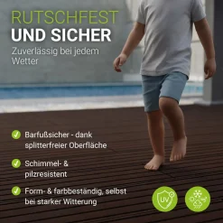 WPC Terrassendielen in Braun