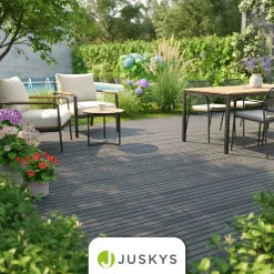 WPC Terrassendielen in Grau